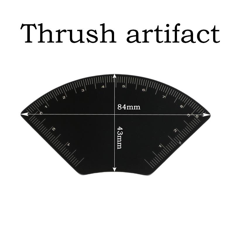 Aluminum Alloy Fast Drawing Eyebrow Design Ruler Microblading Mapping Tool Shaping Permanent Makeup Drawing Guide Ruler Tattoo
