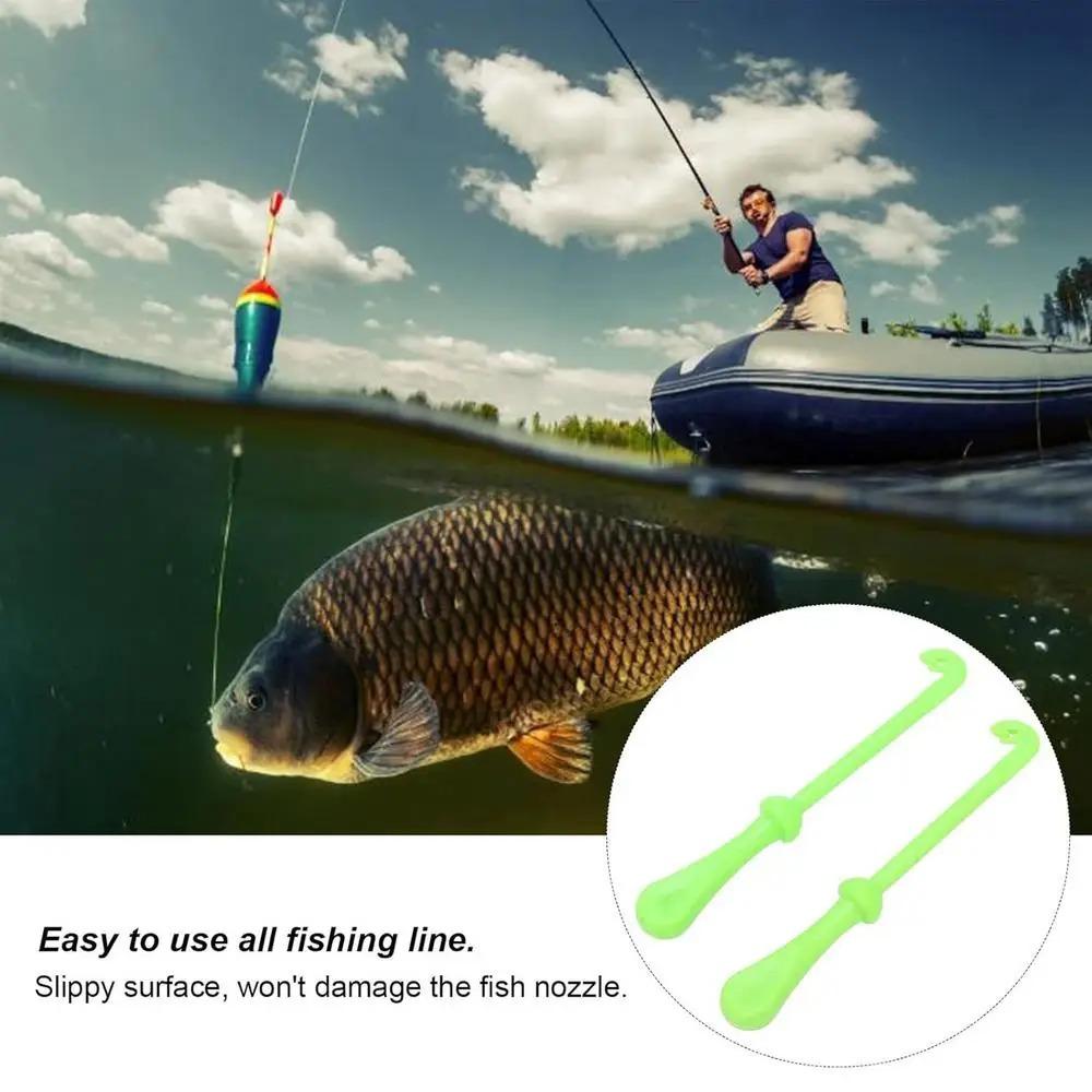 1PC Fishing Hook Tie Tool Fishing Tying Knots Ring Type Angler Accessory Fast Nail Knot Tying Tool Easy Hook Loop Tyer For Sea