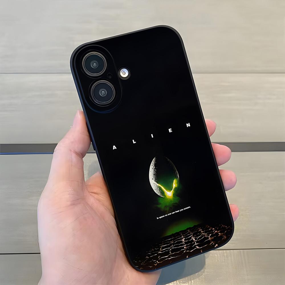 

Classic Alien Film Space Horror Phone Case For Iphone 17 Pro Max 15 16 Pro 14 Plus 13 11 12 Xr X Xs 7 8 SE Plus Back Cover iPhone17Air