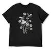 Bees and Chamomile On Honey Background T-Shirt Sweat Clothes Man T Shirt Mens White T Shirts