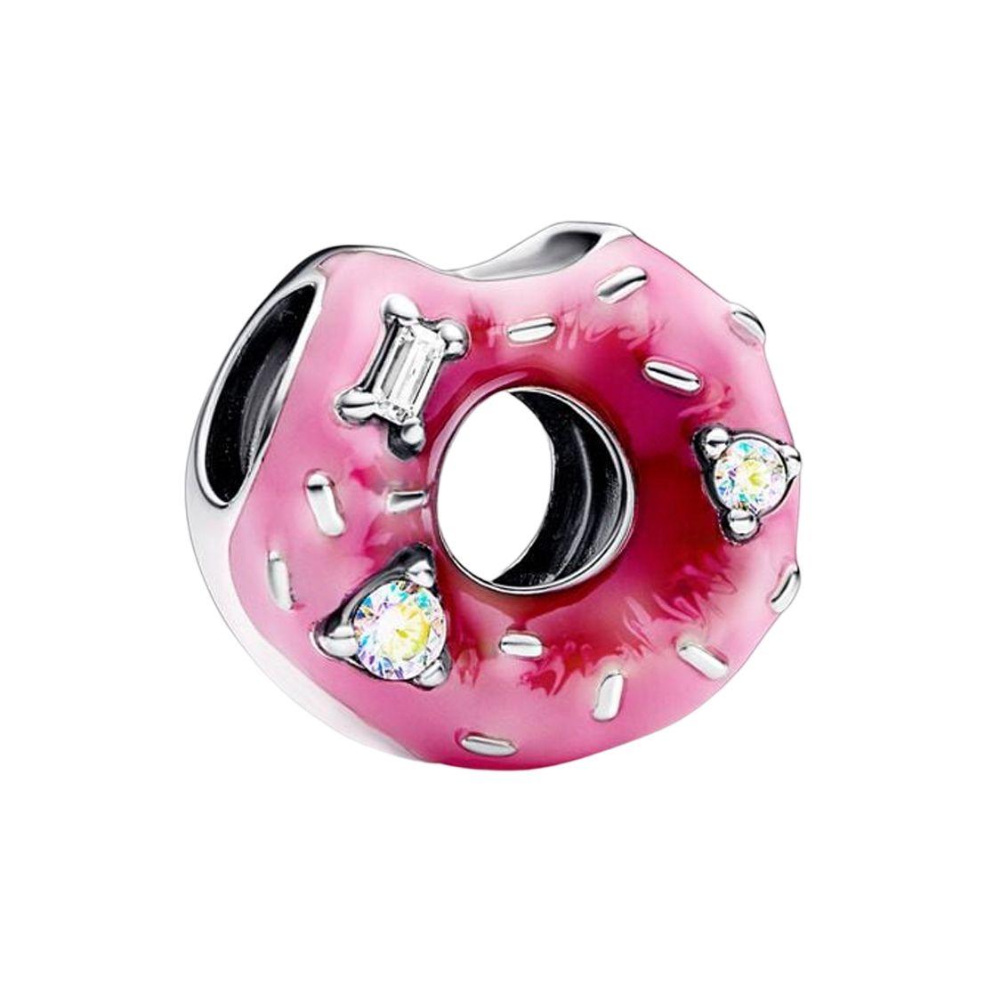 

Pandora Sweet Donut Charm 925 Silver Women Accessories 792596C01 Box