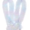 Furry Rabbits Ears Headband With Gradient Color Costume Hairbnad Fashion Hairpiece For Cosplay And Easter Parties