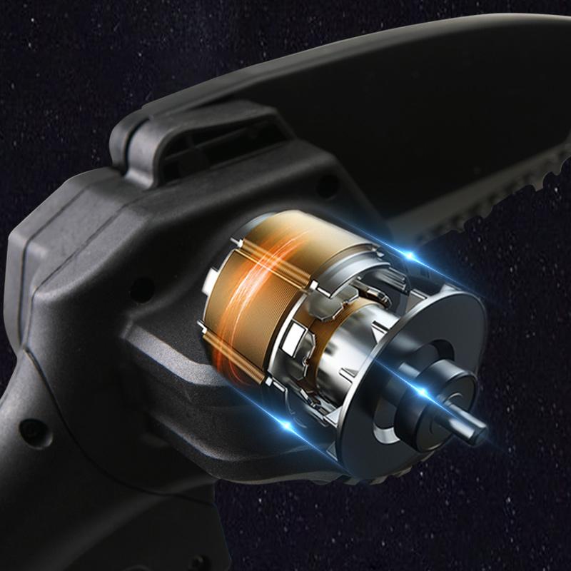 Lithium Ion Logging Saw Brushless Motor Rechargeable Household Handheld Chain Saw High-power Outdoor