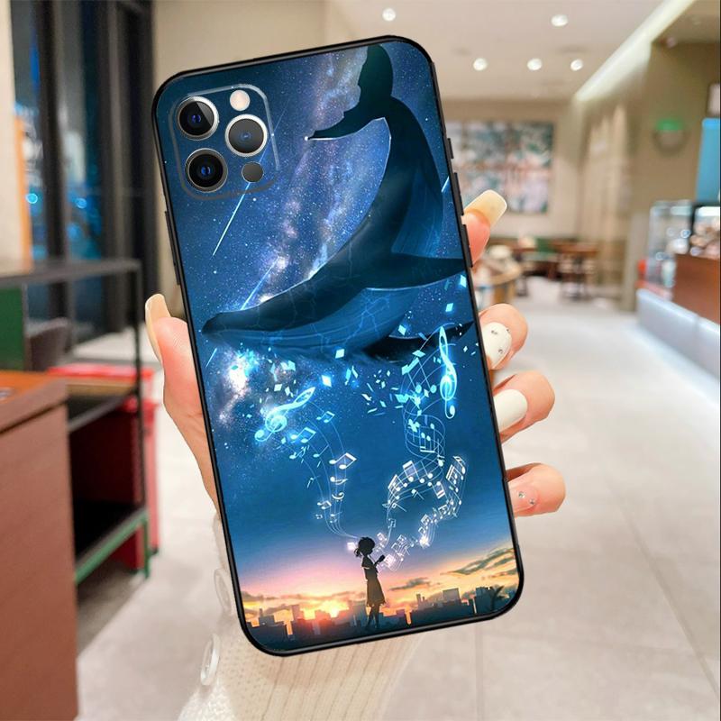 

Flying Whale Magical Phone Case For iPhone 17 Air 16 14 13 11 15 Pro Max mini 15 16 Plus 16e Protective Cover iPhone 16 Pro