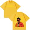 Rapper The Weeknd Music Album Cover T Shirts Men Women Fashion Hip Hop T Shirt Short-sleeved Casual Cotton Oversized T-shirts
