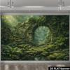 2D Jungle Ruin Backdrop for Fantasy, Adventure and Nature Themed Photography