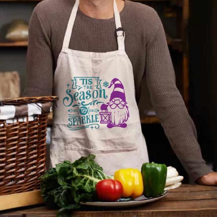 Naughty Gnome Self Adhesive  Snowflake Letters DIY T-Shirt Pillow Fabric Bags