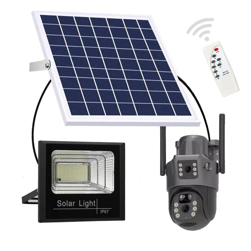 

Solar Street Light Camera, Outdoor Monitoring Street Light Split Installation, No Electricity, No Grid, Never Power Off Monitor