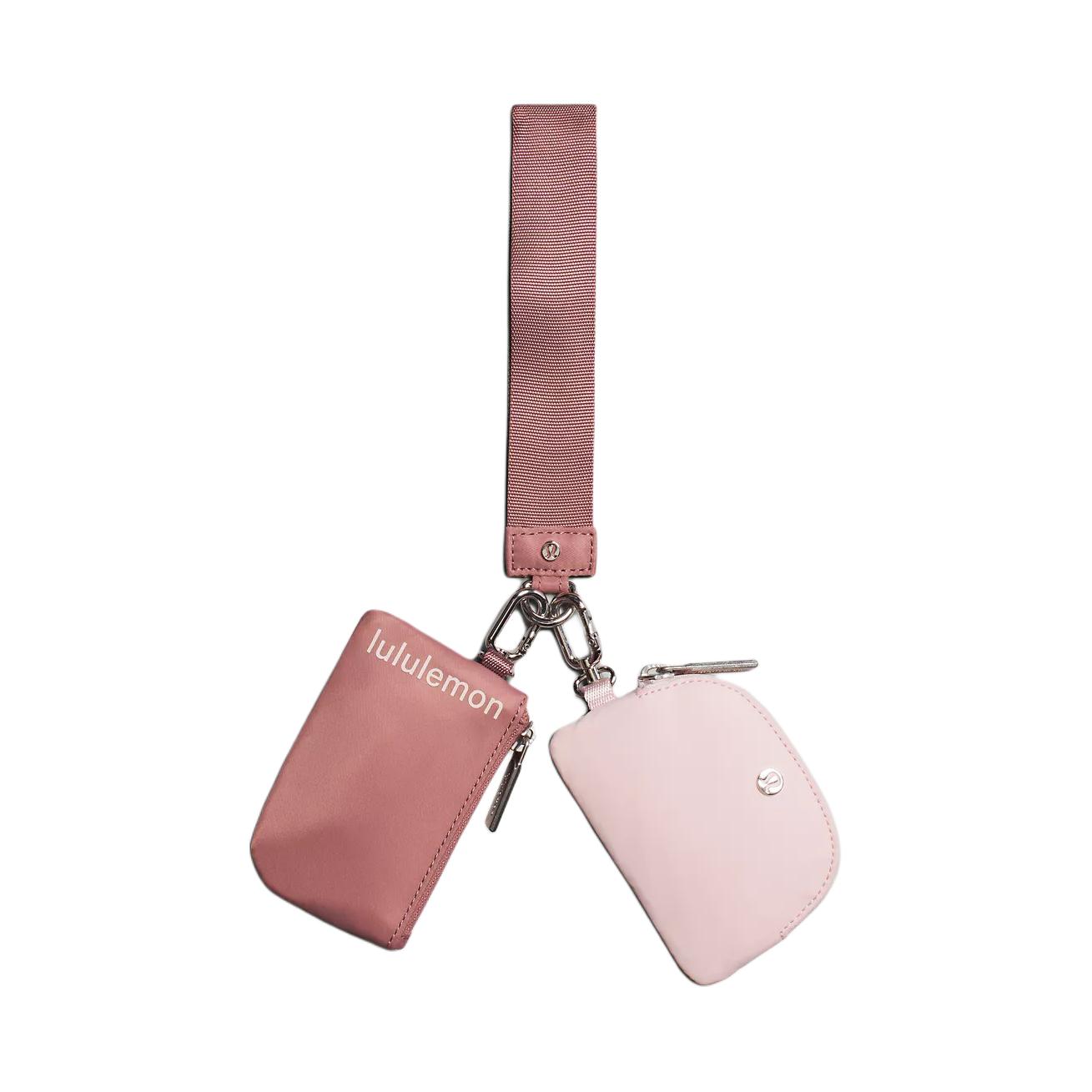 Lululemon Casual Fashion Versatile Recycled Nylon Wallet Women Wallet Pink LW9FK2S-064763 Pink