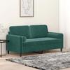 VidaXL 2-seater Sofa with Dark Green Velvet Pillows 140 Cm, Sofa, Loveseat, Living Room Sofa, Sofas, Sofa 3200883