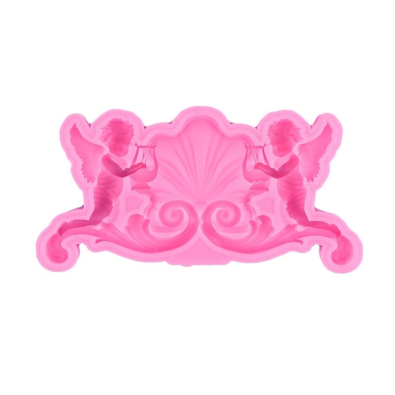 

Kids Wing Harp Sugar Cake Mold Fondant Cake Food Grade Silicone Mould Baking Tool Sugar Mold Chocolate Fondant Mold 1