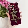 For Honor Power 2 / Power 5G Königliche Krone Anfangsbuchstabe Partner Handyhülle Für Honor Power Power2 Weiches Silikon TPU Stoßfänger
