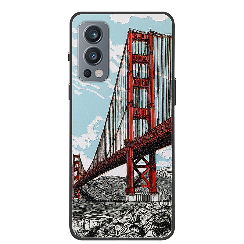För Oneplus Nord 2 5G Fodral 3D Drake Prägling Mjuk TPU Silikon Baksidesfodral För Oneplus Nord2 5G One Plus Nord 2 Coque Bumper