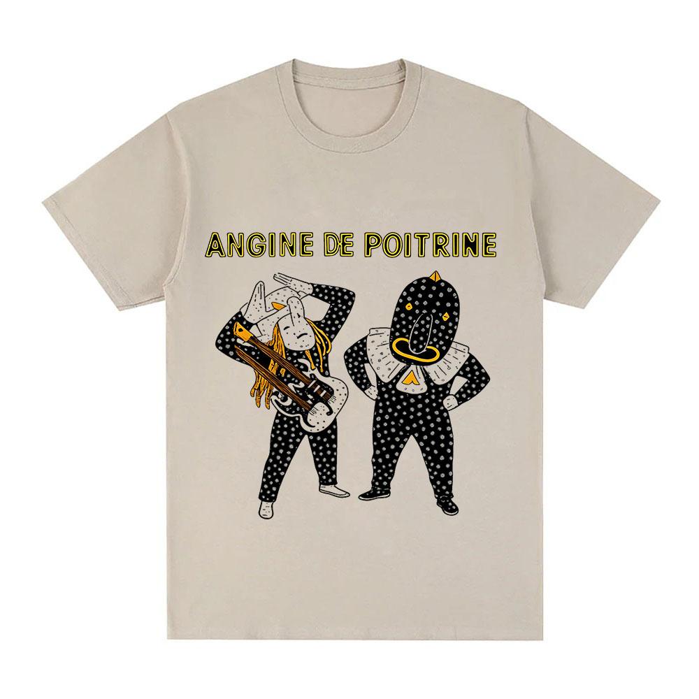 Angina Pectoris T-Shirt 100% Baumwolle Vol.ii Grafischer Print T-Shirts Ästhetisch Damen und Herren Freizeitmode Rundhals Erwachsenen Oberteile Sommer