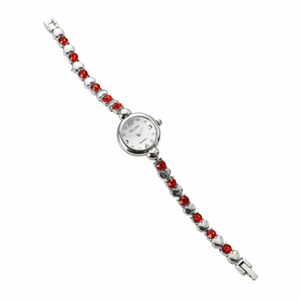 Round Small Dial Luxury Wrist Watches Steel Strap Womens Quartz Wristwatch  Students Gift