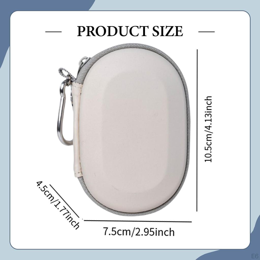 Mice Case Carrying Storage Bag with Carabiner Clip