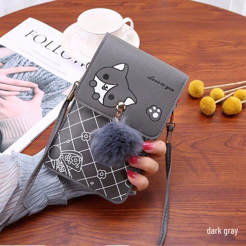 Women's Transparent Touch Screen Crossbody Phone Bag – Cute, Thin & Simple Mini Shoulder Coin Purse