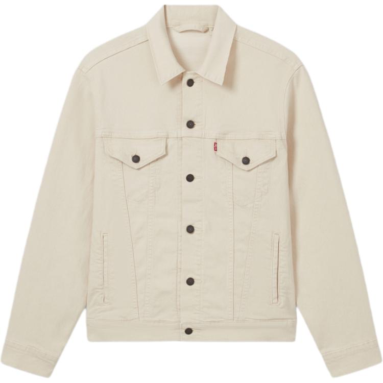 Levi s Men s Relaxed Fit Denim Jacket Off-White 002Y2-0001 L