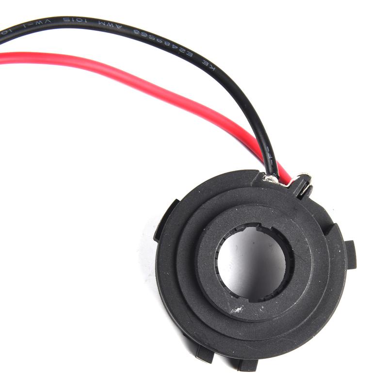 2Pcs H7 LED Socket Adapters Headlight Bases Retainers For Golf For MK6 For MK7 For 2012 For Touran 2013 For PASSAT B7