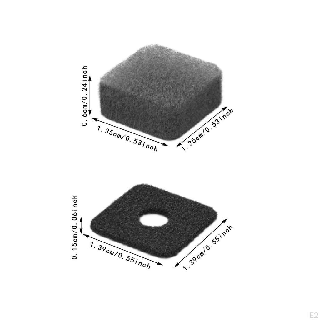 6Pcs Mic Wind Muff Black Microphone Windscreen Sturdy Professional Camera Noise Reduction Sponge
