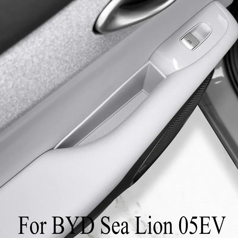 For BYD Sea Lion 05EV Door Handle Silicone Storage Box Door Handle Storage Box Interior Supplies Stowing Interior Accessories