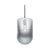 BUFFALO Wired Optical Mouse Quiet/3 Buttons/M Size Silver BSMOU27SMSV