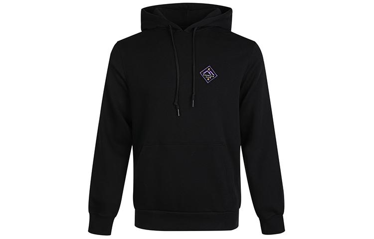 Converse Hooded Casual Fleece Lined Thermal Long Sleeved Sweatshirt Men s Black 10021573-A01 M