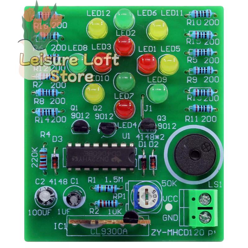 Neuer Stil DIY Traumlaterne Spieluhr Bausatz, Schweißtraining Leiterplattenplatine für Elektronikpraxis & Löten