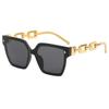Square Sunglasses New New Arrival Chain Tide Big Frame Women's Sunglasses Ins Internet-Famous Sunglasses Personalized Glasses