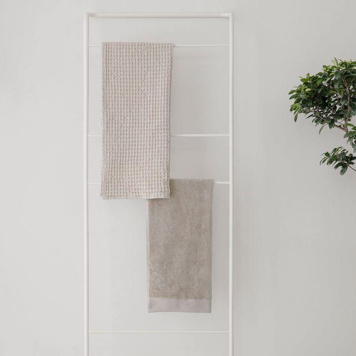 Serviette pour les mains - BLOMUS - 69124 - 100% coton bio GOTS - Gris foncé - 50 x 100 cm