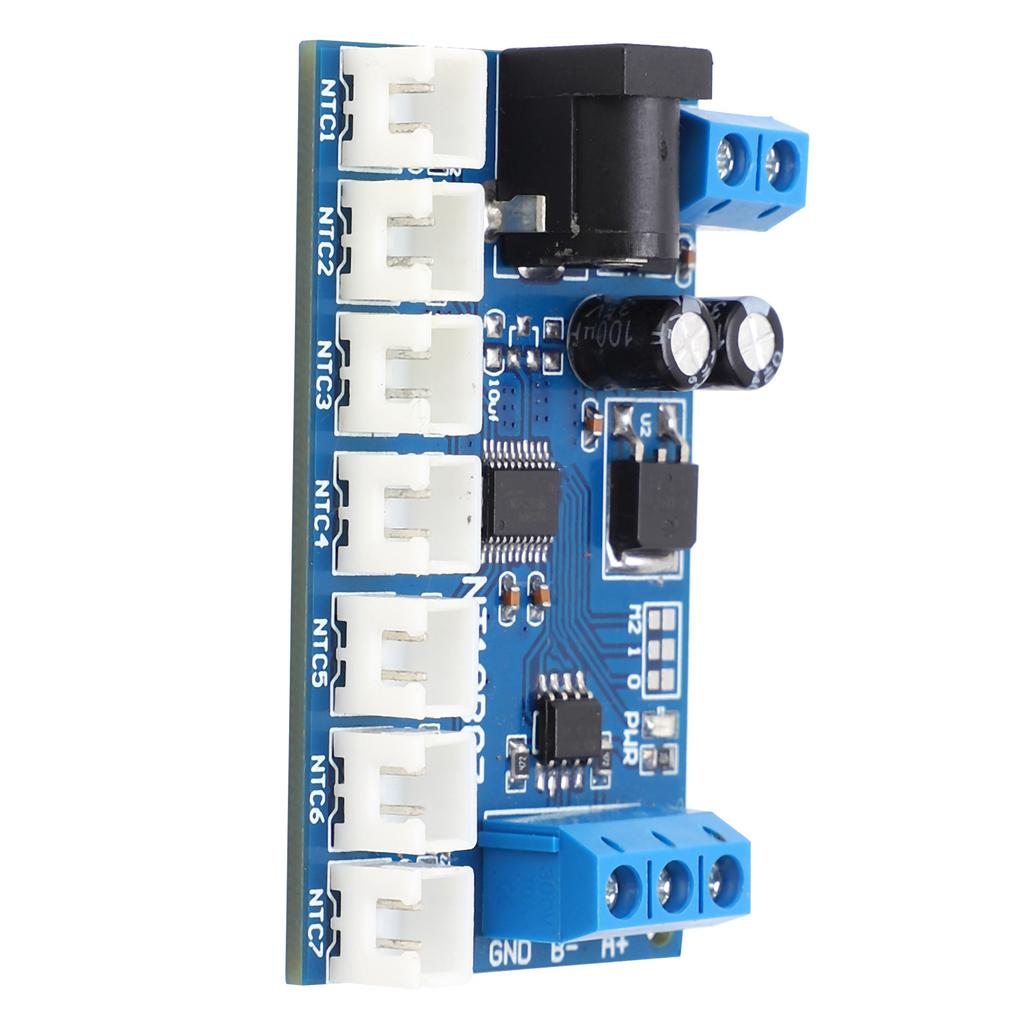Modul NT18B07 7?Kanalplatine RS485 für Temperatursensor Papierloser Schreiber SPS 6?24V