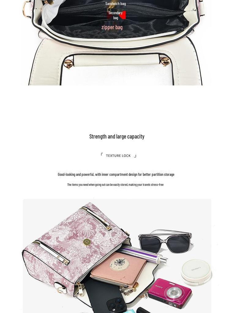 2025 Trendy Women's Korean Style Diamond Pattern Small Crossbody Handbag