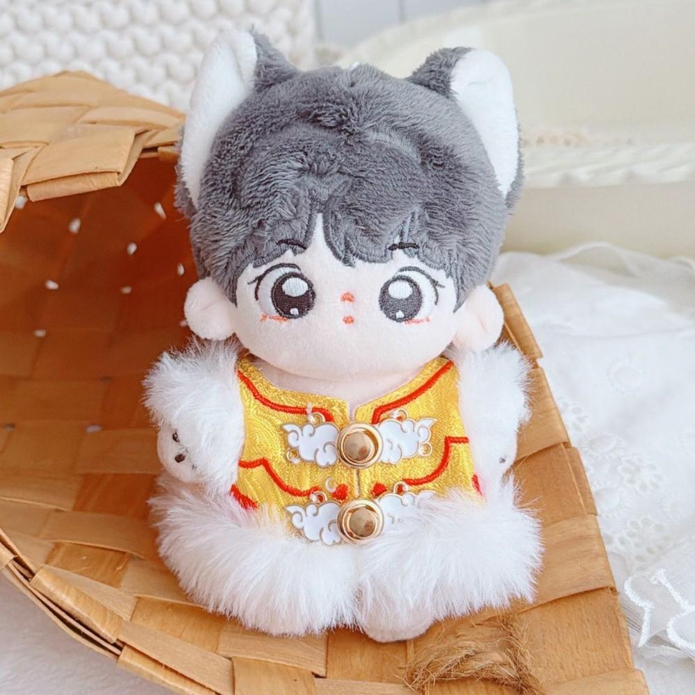 1 set Dancing Lion Doll Clothes Outfit Chinese Style Doll Dress Up Set  New Year Gift