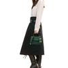 Michael Kors MK Ava Vintage Logo Pendant Flap Leather Shoulder Crossbody Mini Bag Women bags Dark-Green 32F5GAVC1L-MOSS