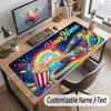 Fantasy Magic Theme Customized Mouse Pad Personalized Print Name Text Desk Mat For Home Office Table Decor