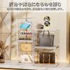 Clear Plastic Display for and Includes Magnetic and Easy 27cm Wide X 22cm Deep X 36cm Case, Stackable, Figures, Books, Toys, Figures, Shoes, Bags,