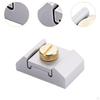 Hand Sanding Block Aluminum Alloy Lightweight Comfortable Grip Practical Sand Paper Holder for