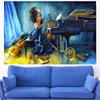 Abstract Sexy Woman Play Piano Cello Canvas Painting Romantic Music Figure Wall Art Poster and Prints for Living Room Home Decor