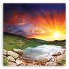 Canvas Print Sunset In the Mountains