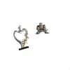 Romantic Owl Couple Figurine Statue Collectible Ornament for Bedroom Wedding Bookshelf Cabinet Home