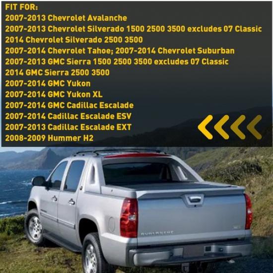 2/4Pcs Front/Rear DOOR LOCKING ROD KNOB Black For Chevrolet GMC Cadillac Hummer