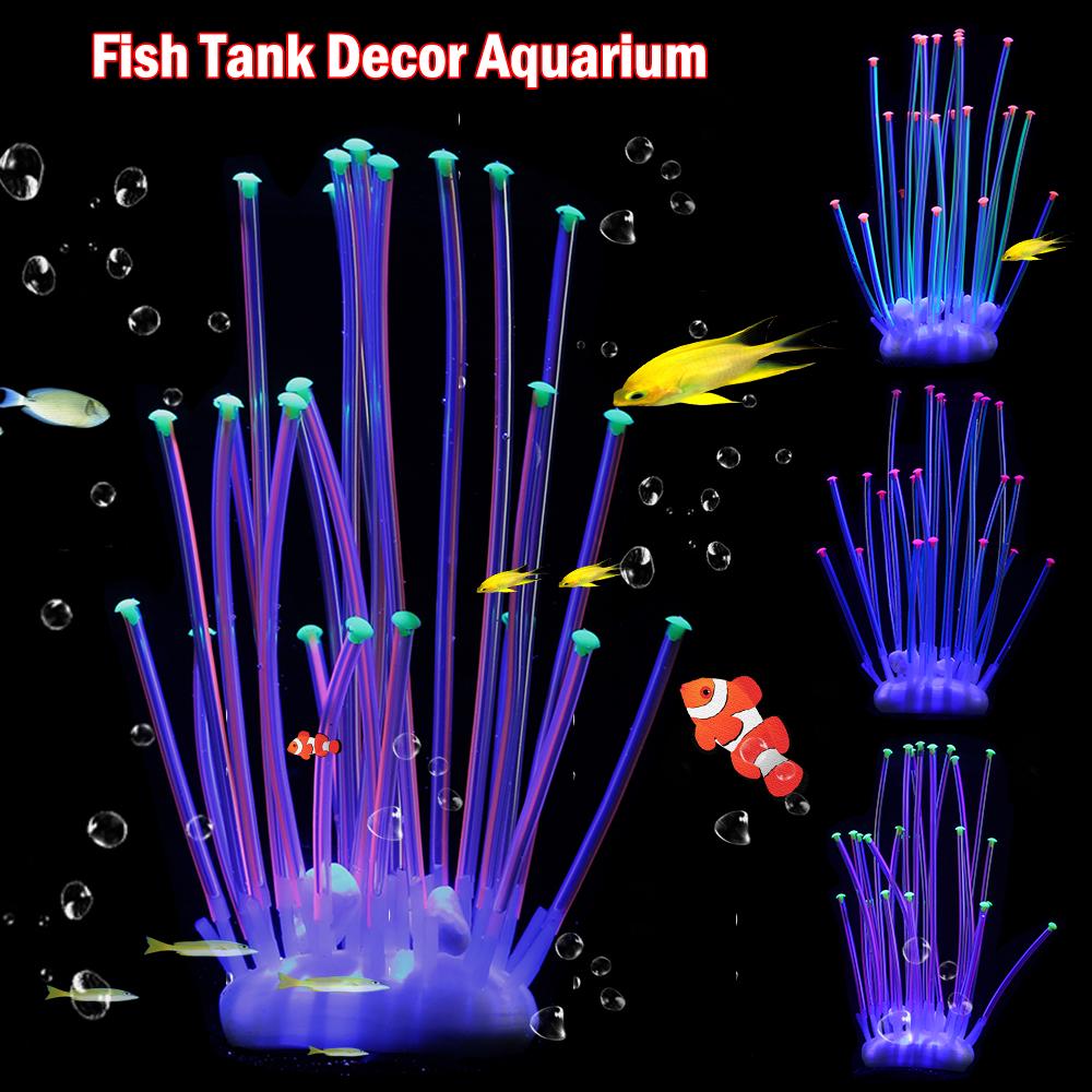 neon fish tank decorations