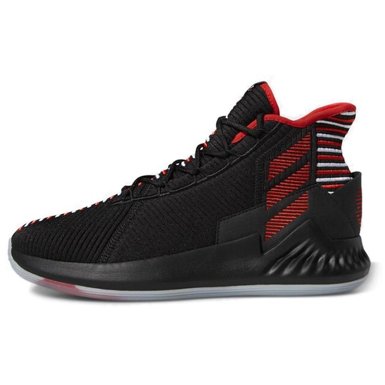 New adidas Derrick Rose 9 Black White Red EE6846
