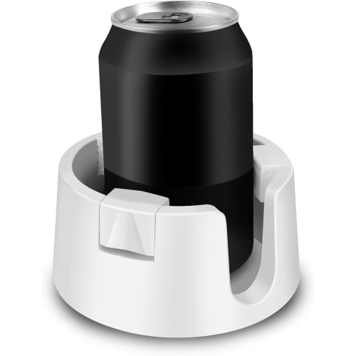 PULAND Spill-Resistant Drink Holder for Desks, Tables, Desks, Cars, Back Seats, and Campers, Non-Toppling Cup Holder, Drink Stand for Cans and Mugs (W