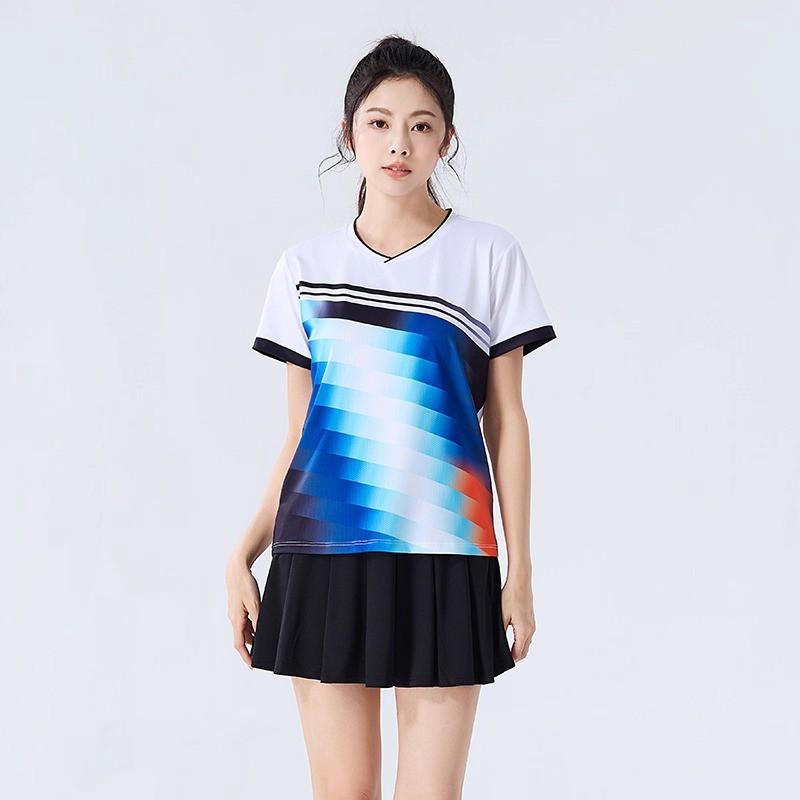 Lightweight Breathable Quick-Dry Sport T-Shirt Badminton Tennis Table Unisex Athletic Wear