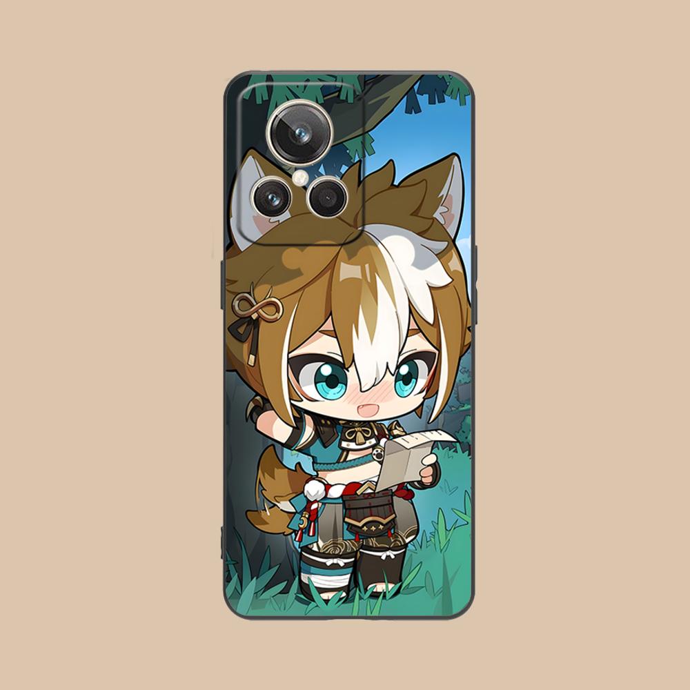 Game GI Gorou Mobile Phone Case for Realme 15 14 13 12 11 10 9 Pro Plus T I Lite 5G Colorful Printing Cover Cover Pretty Luxury