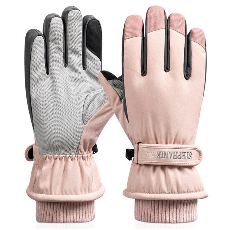 Ski gloves Winter thermal gloves Men's mountaineering Outdoor wholesale riding Electric motorcycle Touch screen Winter sports
