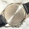 Used Unused CASIO EDIFICE Chronograph Watch with Leather Strap