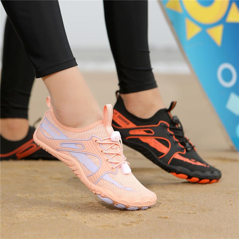 Atmungsaktive Wassersport-Schuhe Unisex Schnelltrocknende Watschuhe Rutschfeste Wasserschuhe zum Surfen Tauchen Angeln