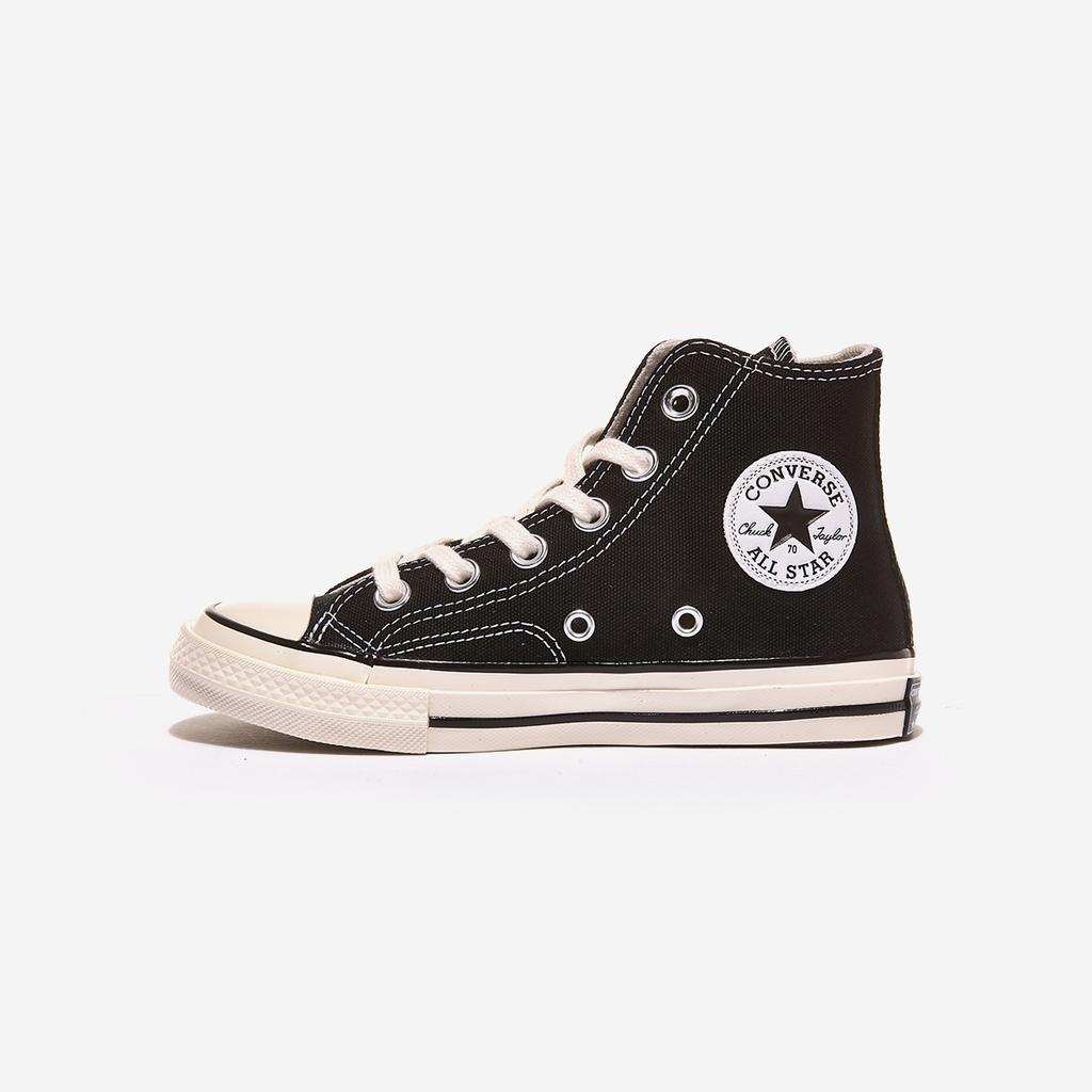 Converse Kids' Vintage Canvas Black High Top [368983C-BLACK/BLACK/EGRET]